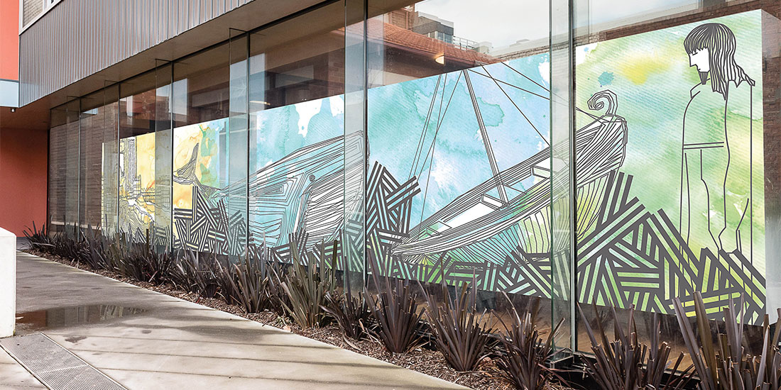 Graphic wall panels